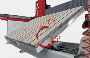 Date Control Bridge Stone Cutting Machine 4axis